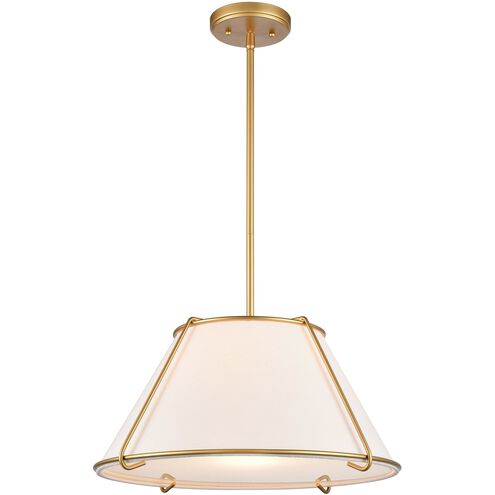 Regalia 1 Light 18 inch Natural Antique Brass Pendant Ceiling Light