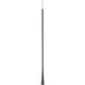 Taper LED 1.25 inch Black Pendant Ceiling Light