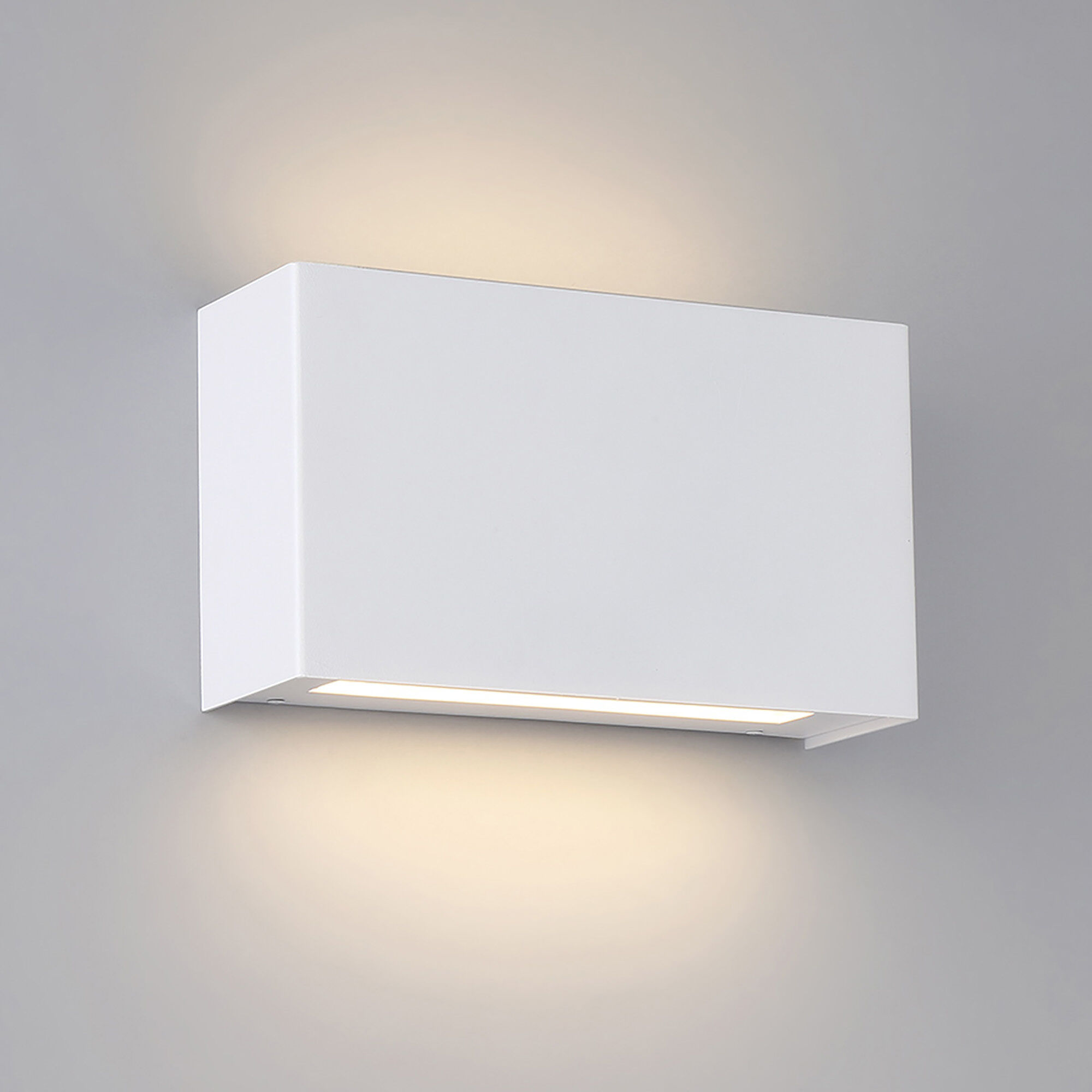 Blok Wall Sconce Wall Light in 3000K, White, dweLED