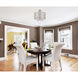 Wells 4 Light 18 inch Brass Pendant Ceiling Light