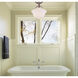School House 1 Light 10 inch Pewter Semi-Flush Ceiling Light