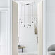Sean Lavin Cupola LED Nightshade Black Chandelier Ceiling Light, Integrated LED