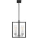 Redmond 4 Light 14 inch Matte Black/Polished Chrome Foyer Light Ceiling Light