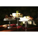 Marble Pewter Catering Stand, Medium