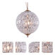 Olivia 3 Light 17.5 inch French Gold Pendant Ceiling Light, Urban Classic