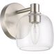 Valentina 1 Light 6.25 inch Brushed Nickel Vanity Light Wall Light