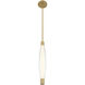 Verto LED 3 inch Legacy Brass Pendant Ceiling Light