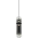 Amulet LED 3.13 inch Matte Black Pendant Ceiling Light in Smoke