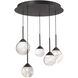 Quest LED 17 inch Black Multi-Light Pendant Ceiling Light, Beyond
