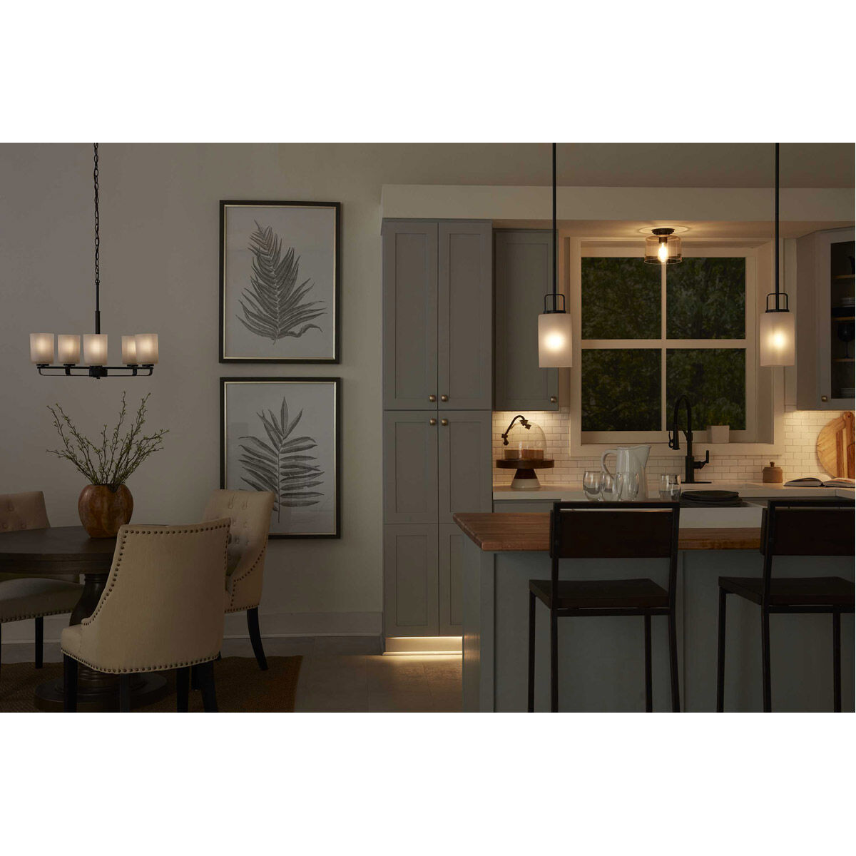 League 1 Light 5 inch Matte Black Mini Pendant Ceiling Light