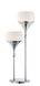 Celestel 31 inch 60.00 watt Chrome Table Lamp Portable Light