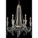 Barcelona 6 Light 27 inch Transcend Silver Chandelier Ceiling Light