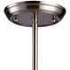 Brooksdale 1 Light 5 inch Satin Nickel Pendant Ceiling Light
