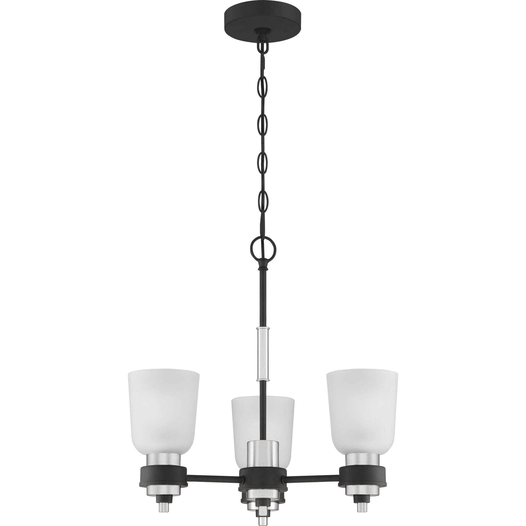 Conrad 3 Light 18.75 inch Brushed Nickel Chandelier Ceiling Light