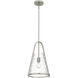Briley 1 Light 11.5 inch Brushed Nickel Mini Pendant Ceiling Light