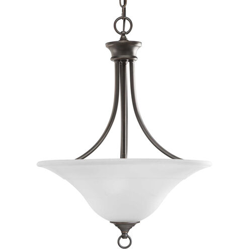 Trinity 3 Light 18 inch Antique Bronze Foyer Pendant Ceiling Light in Bulbs Not Included, Standard