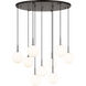 Richard June Sorelle 9 Light 38.5 inch Aged Iron Chandelier Ceiling Light