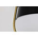 Admiral 1 Light 6.5 inch Matte Black Wall Sconce Wall Light