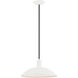 Farmley 1 Light 12 inch Matte White Outdoor Pendant
