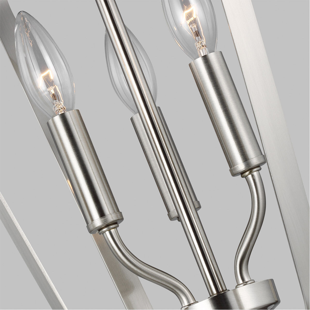 Romee 3 Light 12.88 inch Brushed Nickel Foyer Pendant Ceiling Light, Small