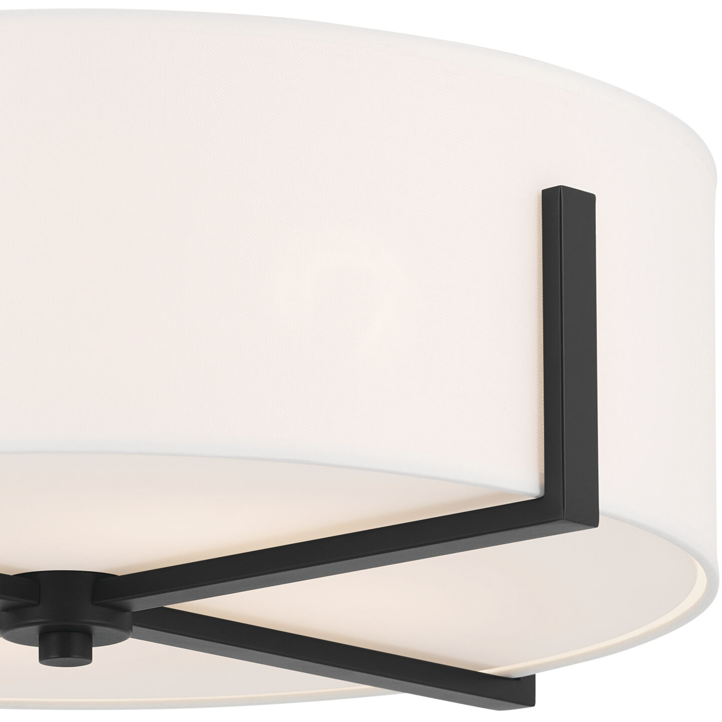 Malen LED 20 inch Black Flush Mount Ceiling Light