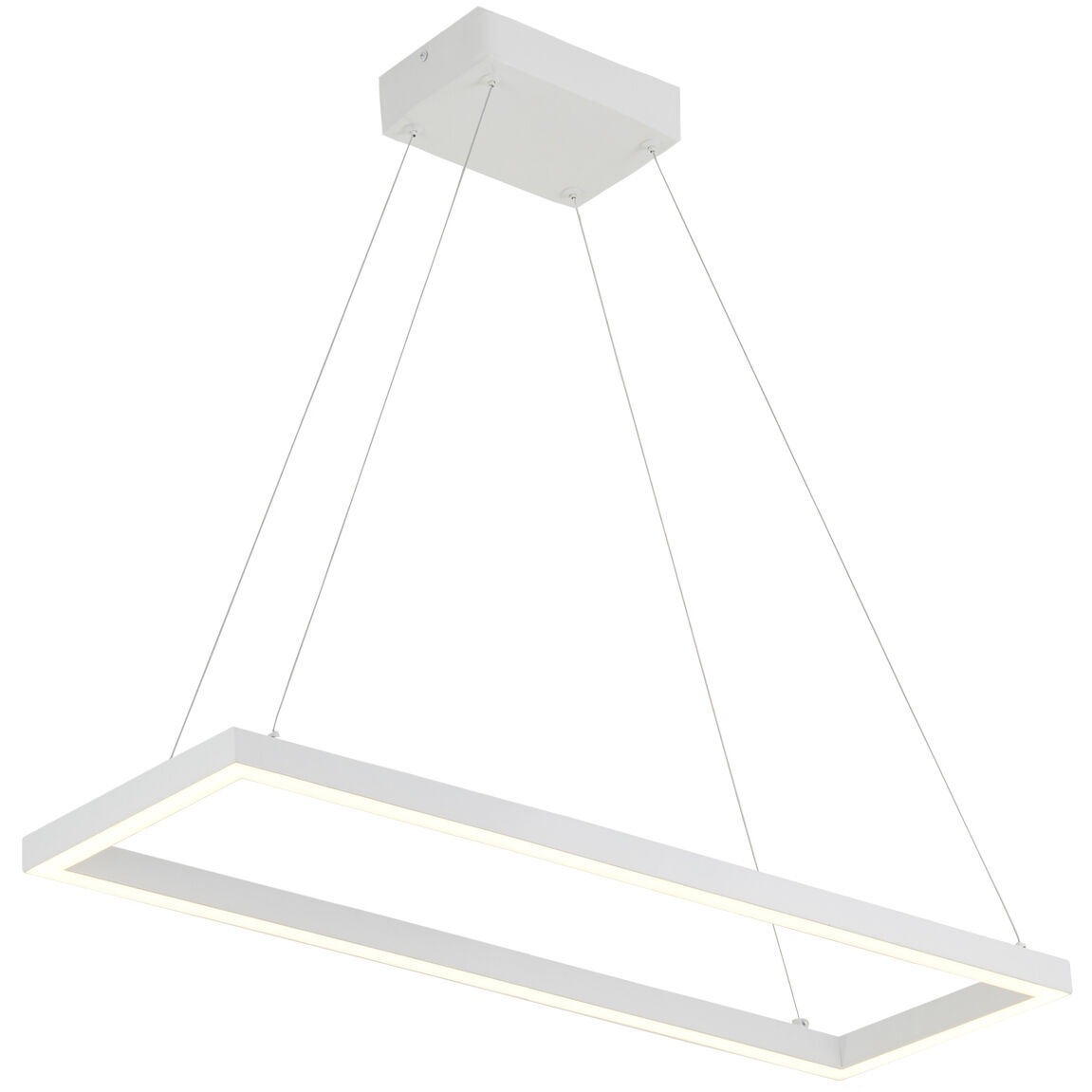 Piazza Pendant Ceiling Light in White