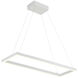 Piazza Pendant Ceiling Light in White