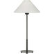 J. Randall Powers Hackney 23 inch 40 watt Bronze Table Lamp Portable Light in Linen