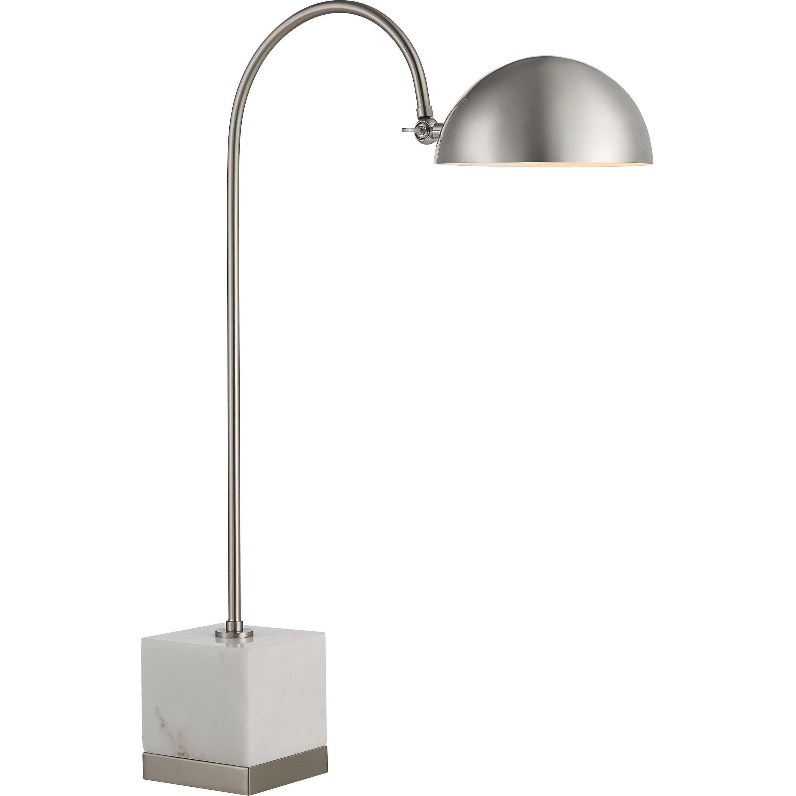 Edessa 27 inch 9 watt Brushed Nickel Table Lamp Portable Light