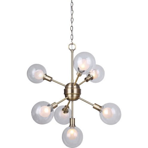 Madison 7 Light 22 inch Gold Chandelier Ceiling Light