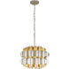 Swoon 1 Light 16 inch Antique Gold/Gold Dust Pendant Ceiling Light, Smithsonian Collaboration
