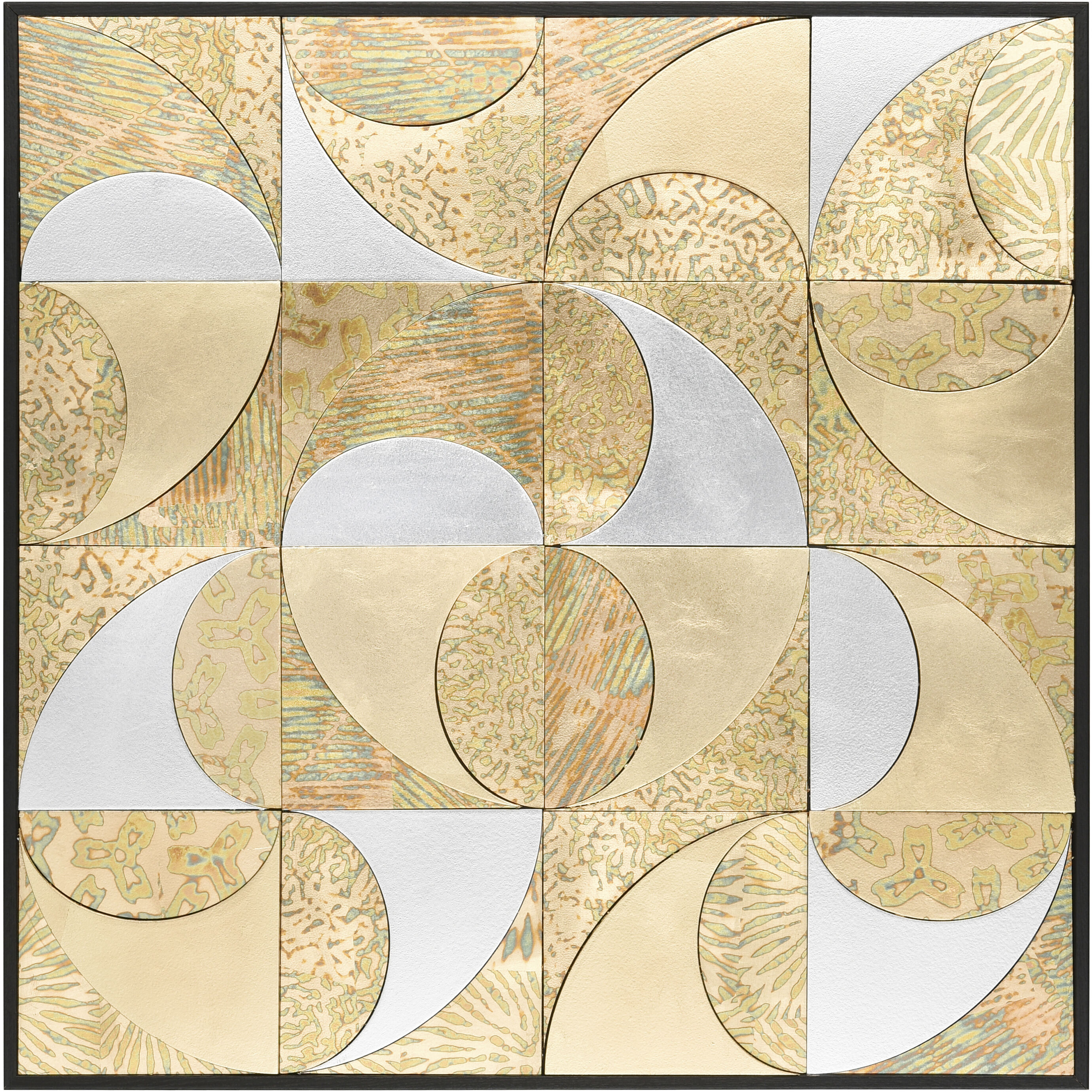 Mixed Metal Brass Wall Art