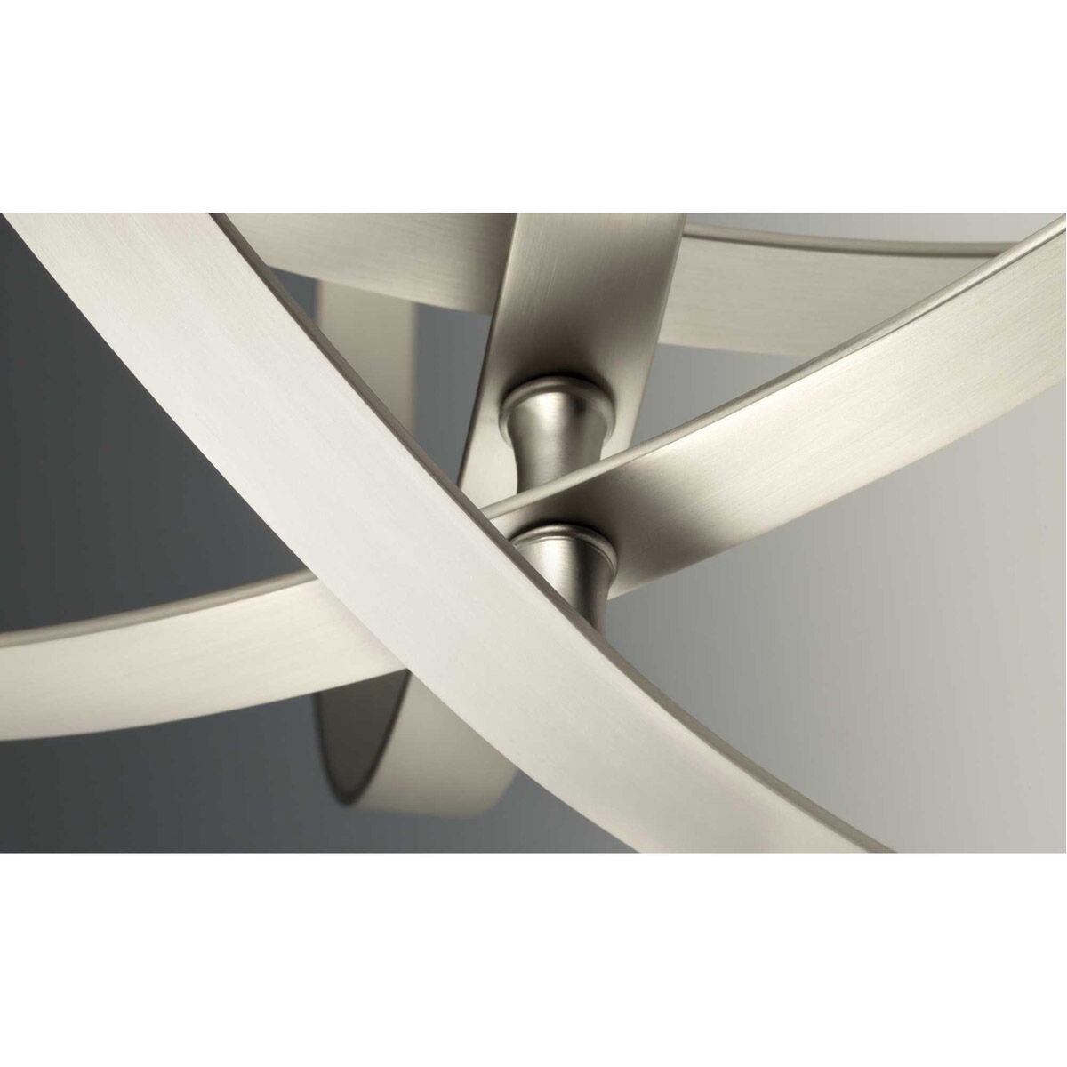 Equinox 5 Light 22 inch Burnished Silver Chandelier Ceiling Light