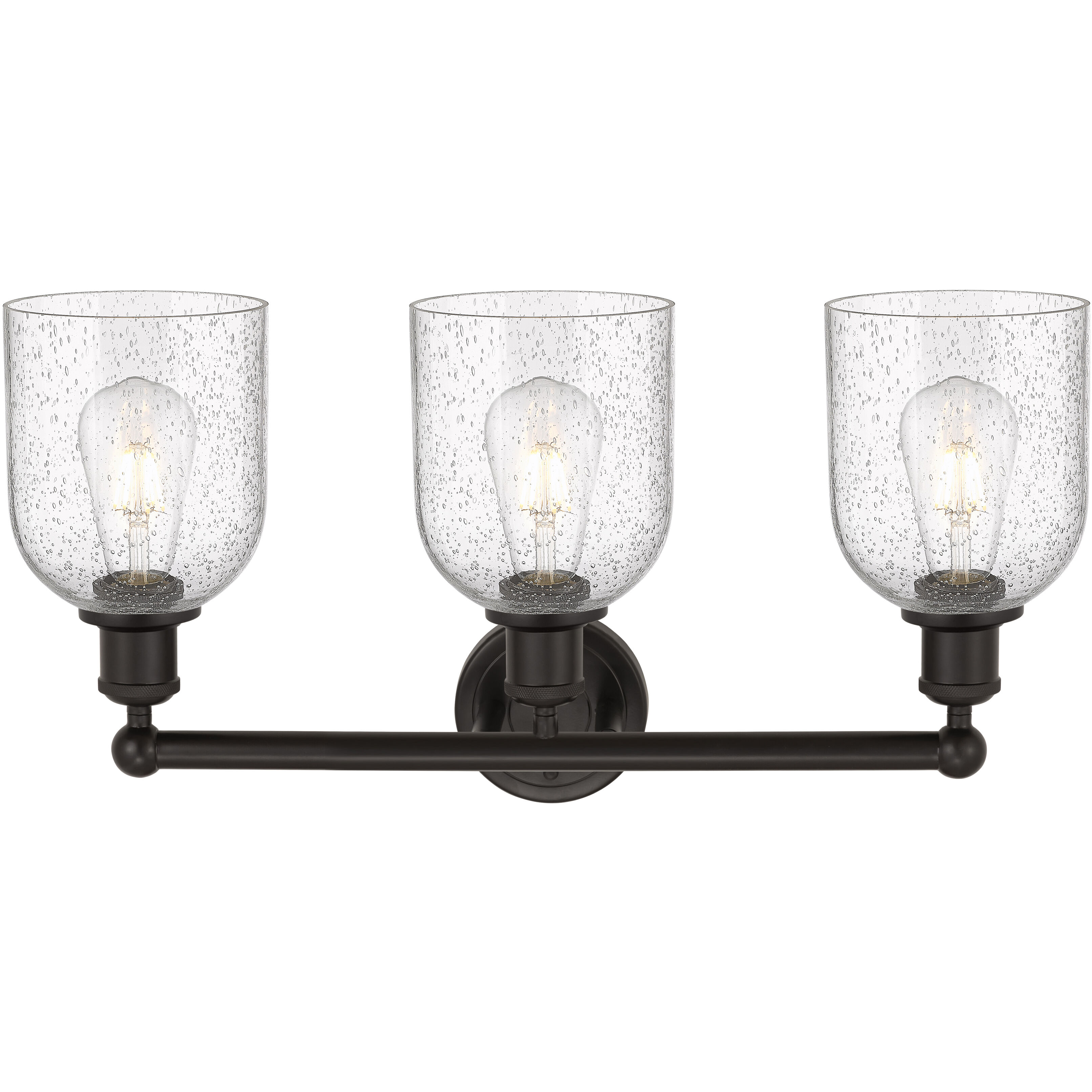 Edison Bella 3 Light 23.5 inch Oil Rubbed Bronze Bath Vanity Light Wall Light