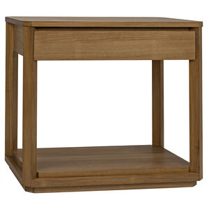 SL11 32 X 28.5 inch Gold Teak Side Table