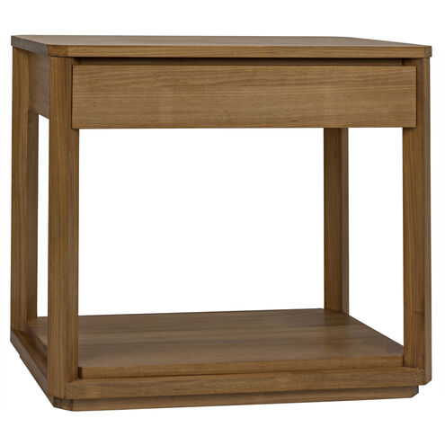 SL11 32 X 28.5 inch Gold Teak Side Table
