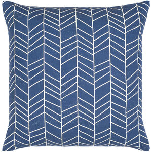 Lachen 18 inch Dark Blue Pillow Kit in 18 x 18, Square