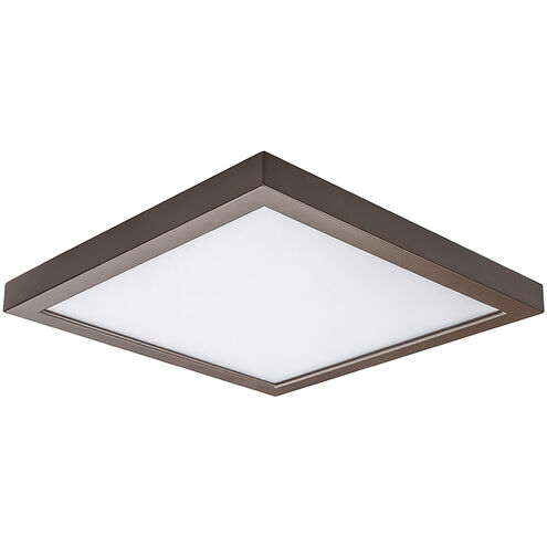 Square LED 5 inch Bronze Flush Mount Ceiling Light in 3000K