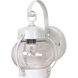 Brentwood 1 Light 11 inch White Outdoor Wall Lantern
