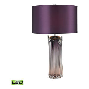 Brownfield 25 inch 9.50 watt Purple Table Lamp Portable Light