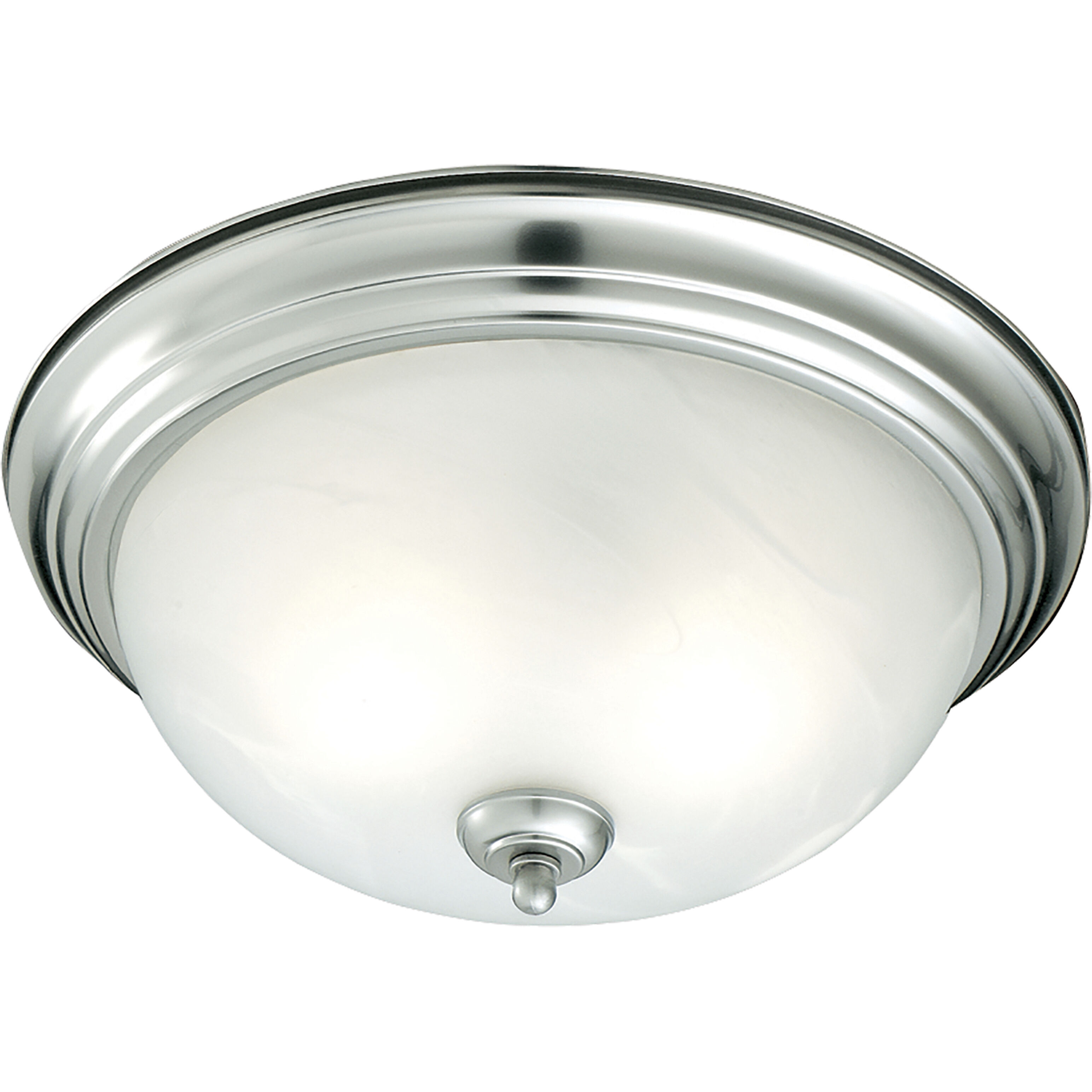 Harmony 1 Light 12 inch Brushed Nickel Flush Mount Ceiling Light