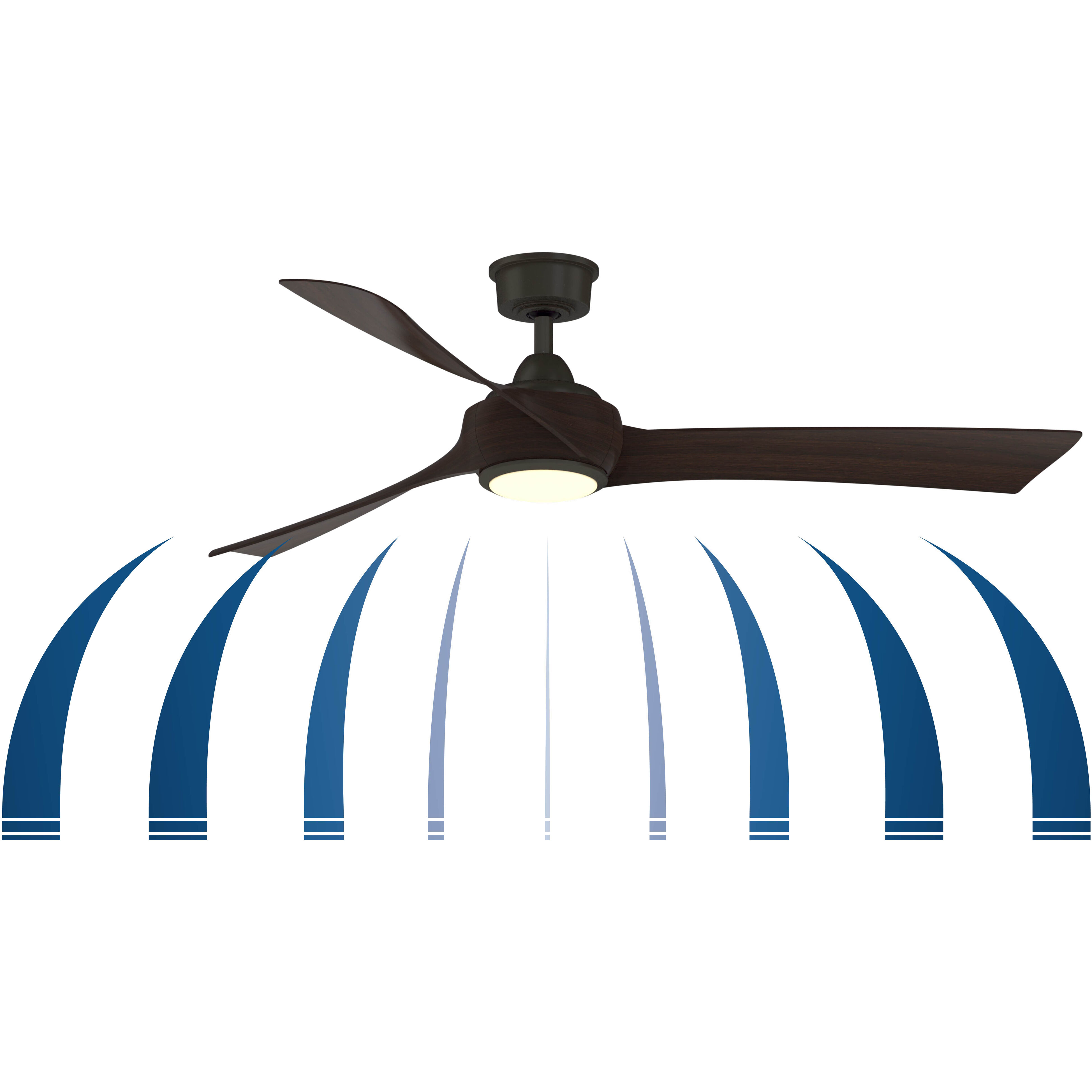 Wrap Custom 8.88 inch Dark Bronze Fan Motor Only