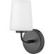 Kline LED 6.75 inch Black Bath Light Wall Light