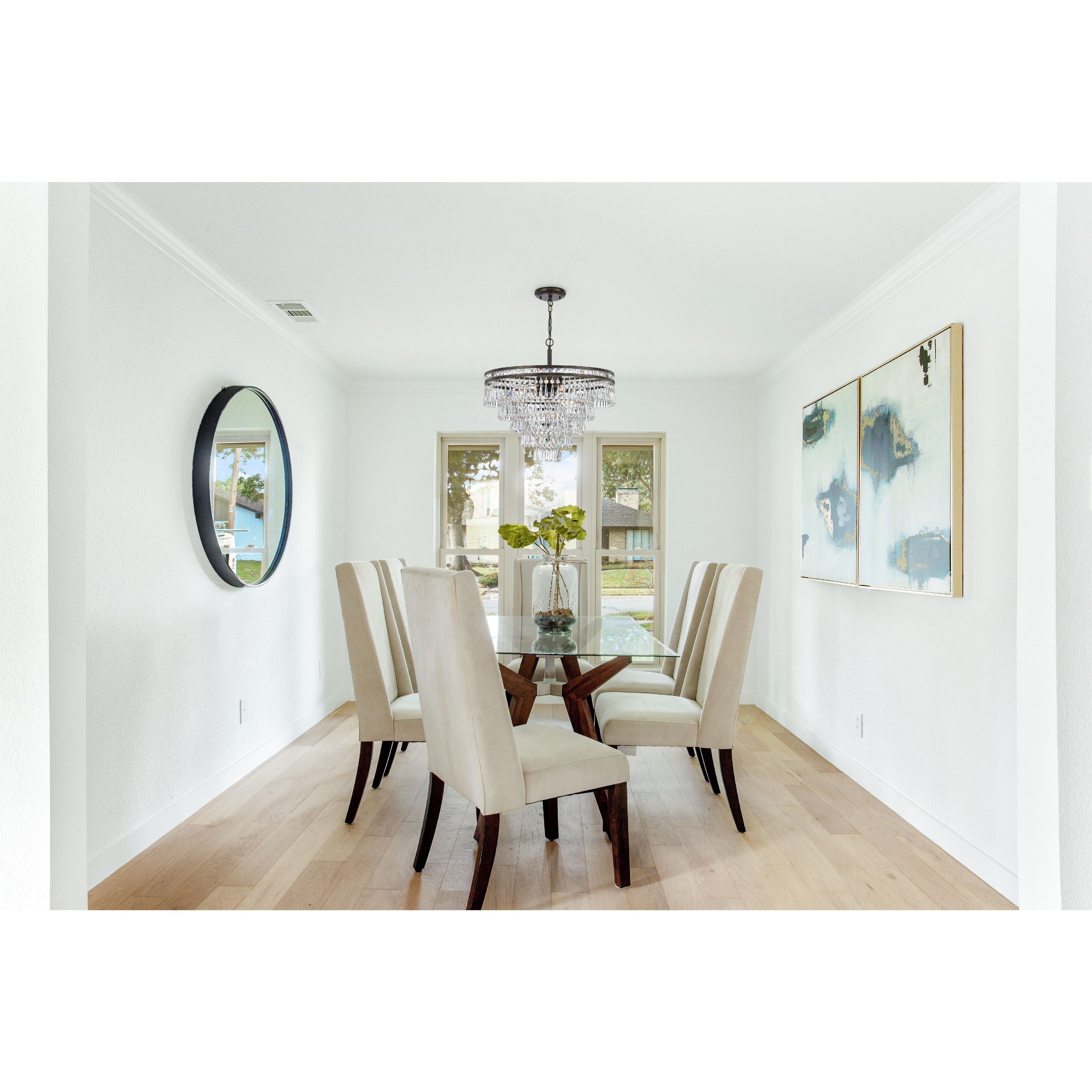 Mercer 7 Light 20 inch English Bronze Chandelier Ceiling Light