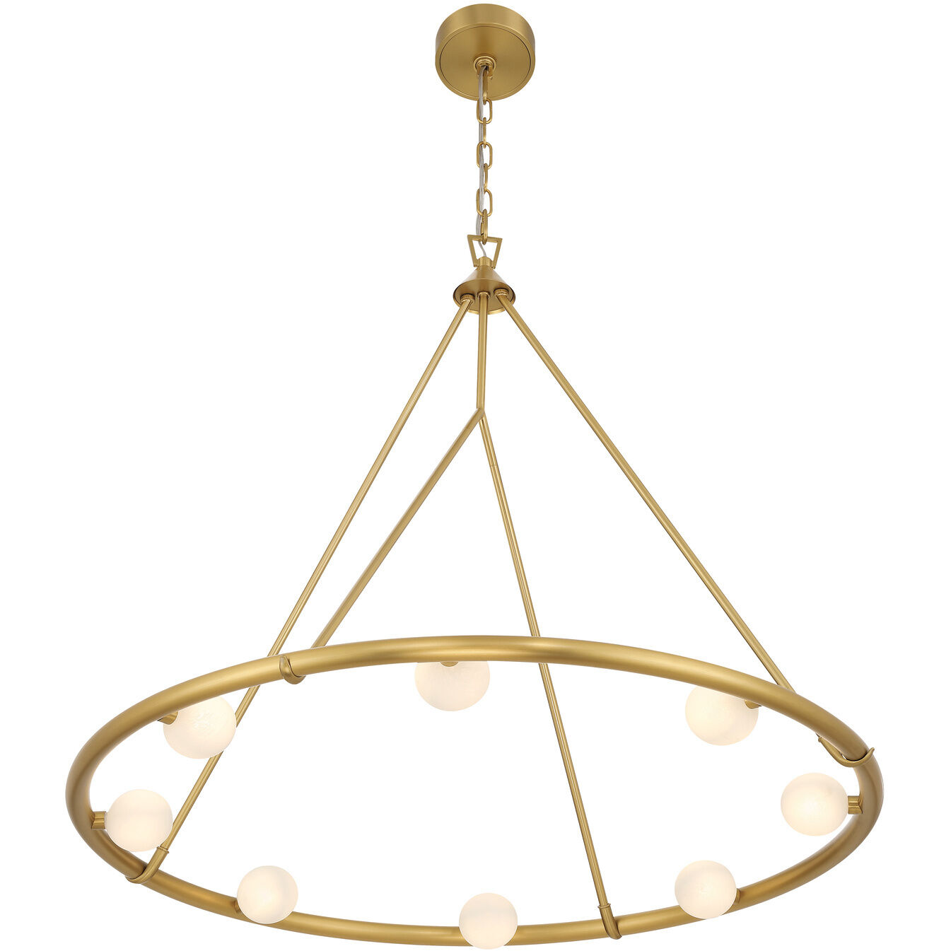 Terrell 8 Light 29.5 inch Luxe Gold Chandelier Ceiling Light