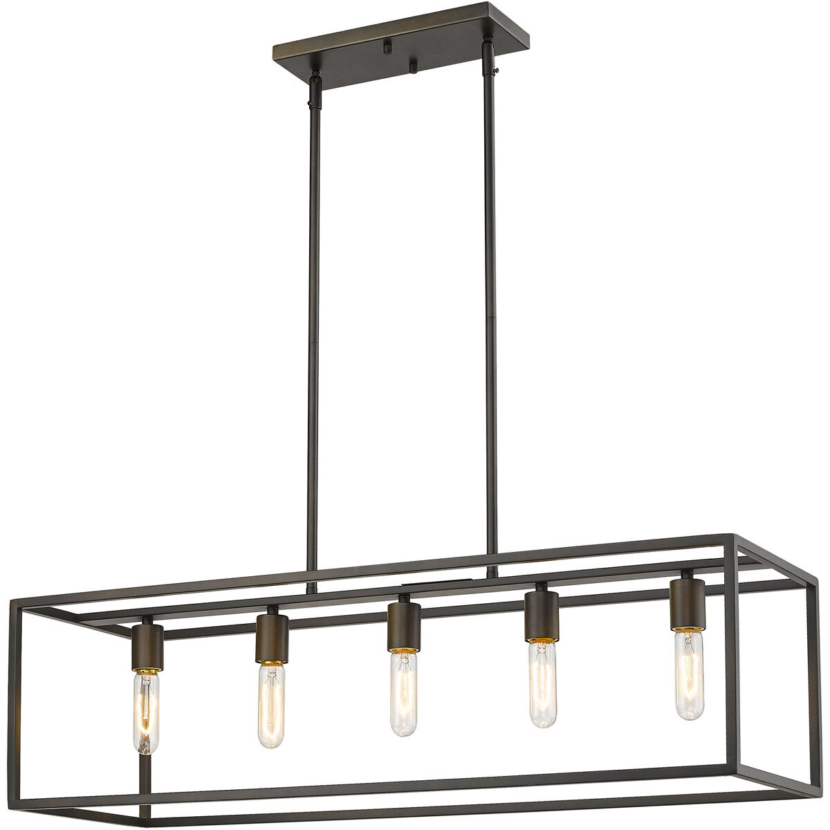 Cobar 5 Light 36 inch Oil-Rubbed Bronze Island Pendant Ceiling Light