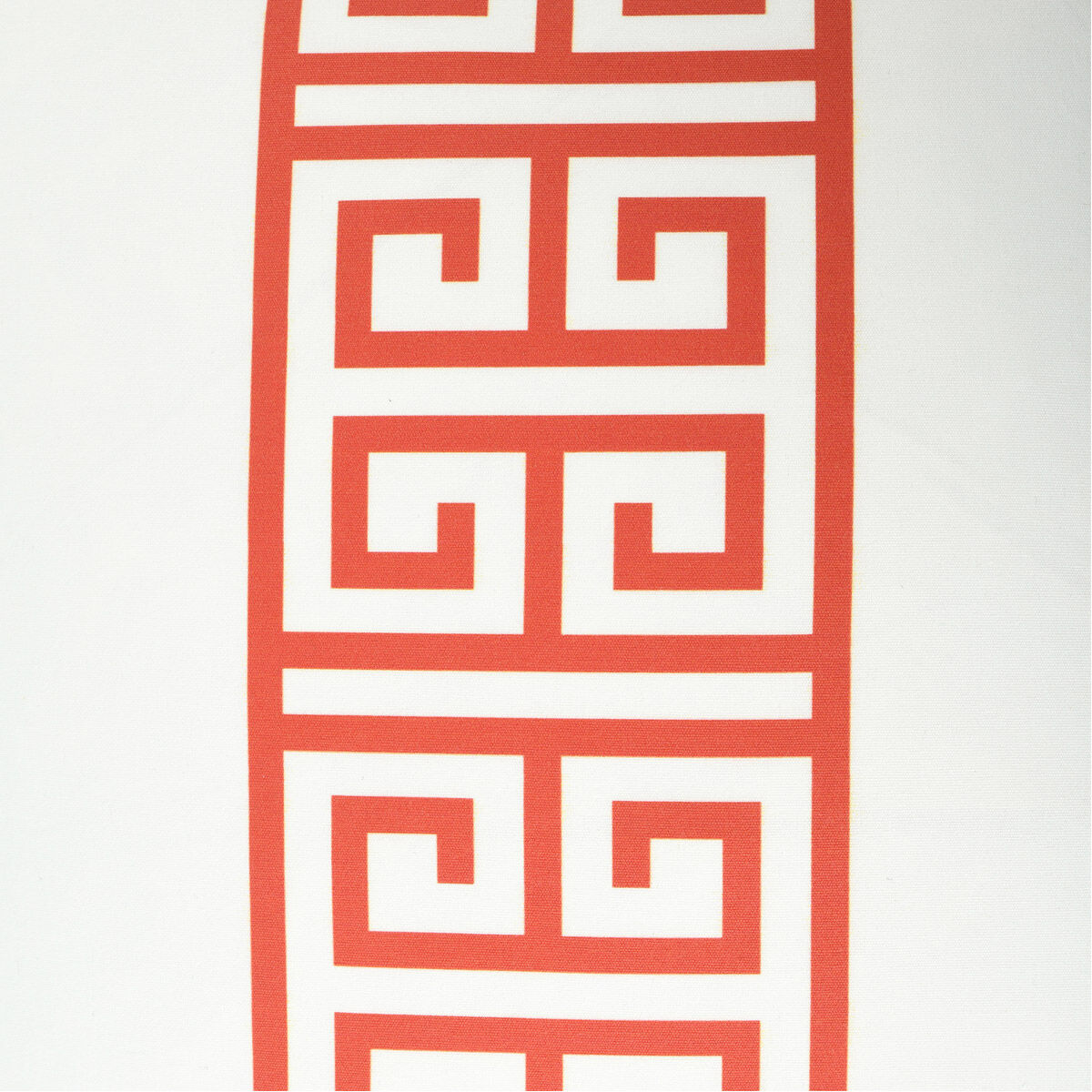 Dann Foley 24 inch White and Red Decorative Pillow