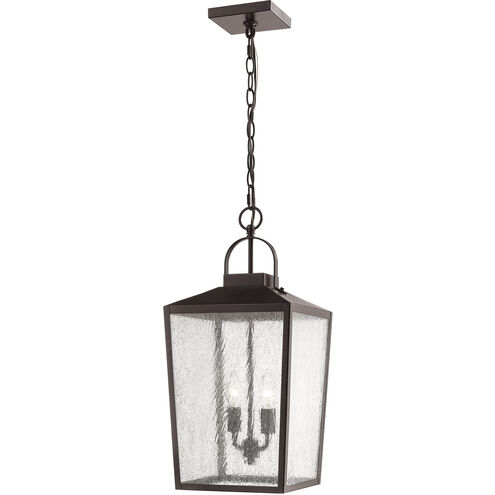 Devens 2 Light 10 inch Powder Coated Bronze Outdoor Hanging Lantern