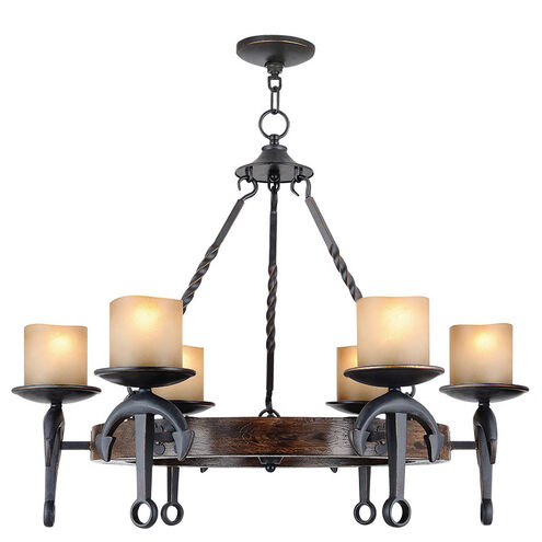 Cape May 6 Light 30 inch Olde Bronze Chandelier Ceiling Light