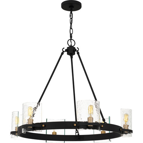 Gloucester 6 Light 28.25 inch Matte Black Chandelier Ceiling Light